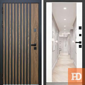 Входная дверь MXL-1 Зеркало 2 белый купить в Москве