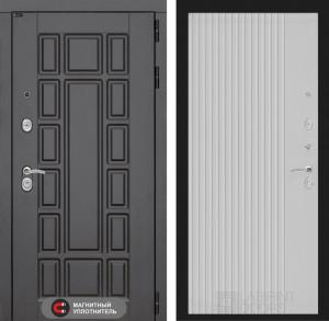 Входная дверь Нью-Йорк 29 — Белый рельеф софт купить в Москве