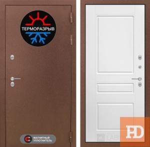 Входная дверь Лабиринт Термо Магнит 03 — Белый софт купить в Москве