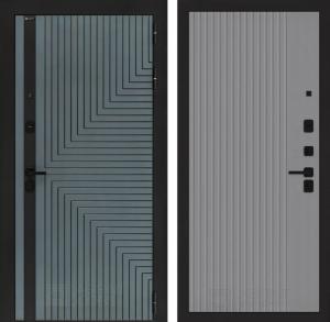 Входная дверь Кредор 29 — Серый рельеф софт купить в Москве