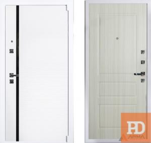 Входная дверь Арма Гранд Вайт 17 сандал светлый купить в Москве