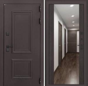 Входная дверь Полярис лайт с Зеркалом Максимум — Венге купить в Москве