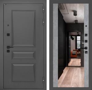 Входная дверь Орлеан с Зеркалом Максимум — Бетон светлый купить в Москве