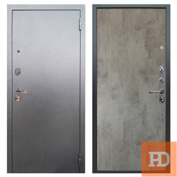 Входная дверь  Аргус ЛЮКС 3К Агат бетон купить в Москве