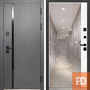 Входная дверь MXM-6 зеркало 1 белая купить в Москве