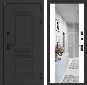 Входная дверь Аляска Лайт с Зеркалом Максимум — Белый софт купить в Москве