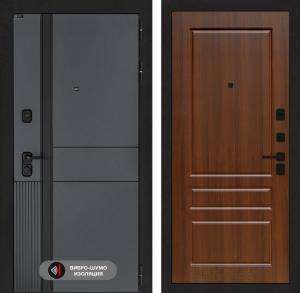 Входная дверь Эволаб 03 — Орех бренди купить в Москве