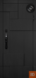 Входная дверь CYBER Tetris black SN-V8U купить в Москве