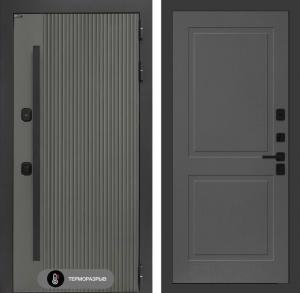 Входная дверь Термолаб 1 тепло 11 — Графит софт купить в Москве