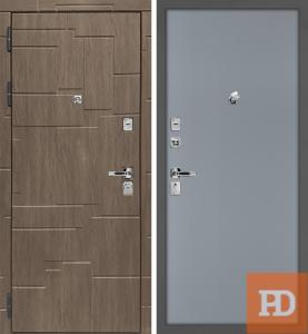 Входная дверь STR Домино серый матовый купить в Москве