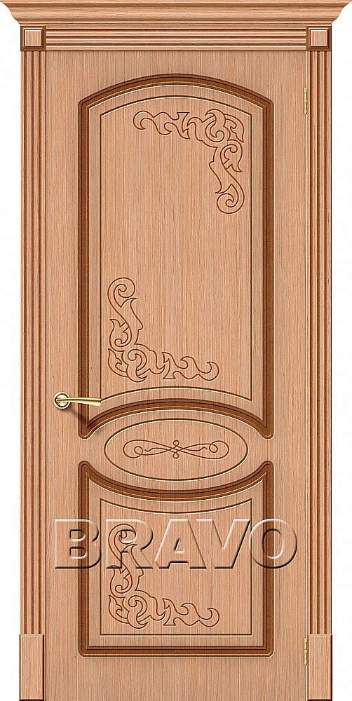 Межкомнатная дверь Азалия<br/>Ф-01 (Дуб) купить в Москве