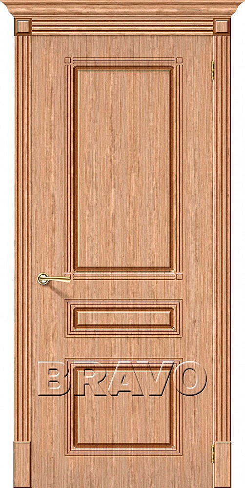 Межкомнатная дверь Стиль<br/>Ф-01 (Дуб) купить в Москве
