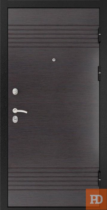Металлическая входная дверь Luxor-7 (панель на выбор)<br/>Муар Черный купить в Москве