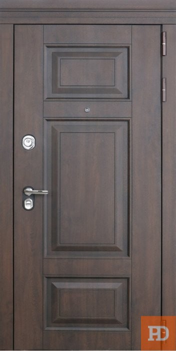 Металлическая входная дверь Luxor-21 винорит (панель на выбор)<br/>Черный шелк купить в Москве