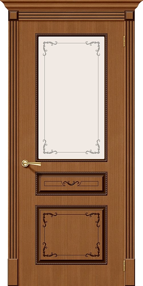 Межкомнатная дверь Классика<br/>Ф-11 (Орех) купить в Москве