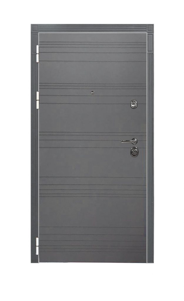 Входная металлическая дверь Лекс Сенатор 3К Софт графит (внутренняя панель на выбор)<br/>Графит софт купить в Москве