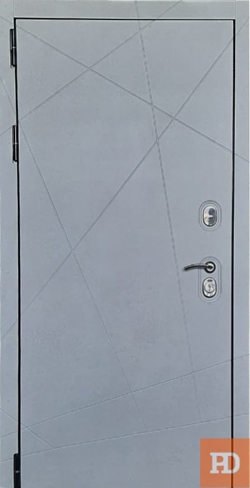Входная металлическая дверь Лекс New Line Соната Бетон Светлый (внутренняя панель на выбор) купить в Москве