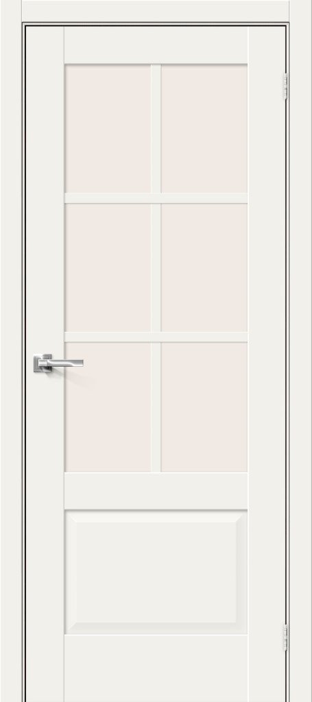 Межкомнатная дверь Прима-13.0.1<br/>White Mix купить в Москве