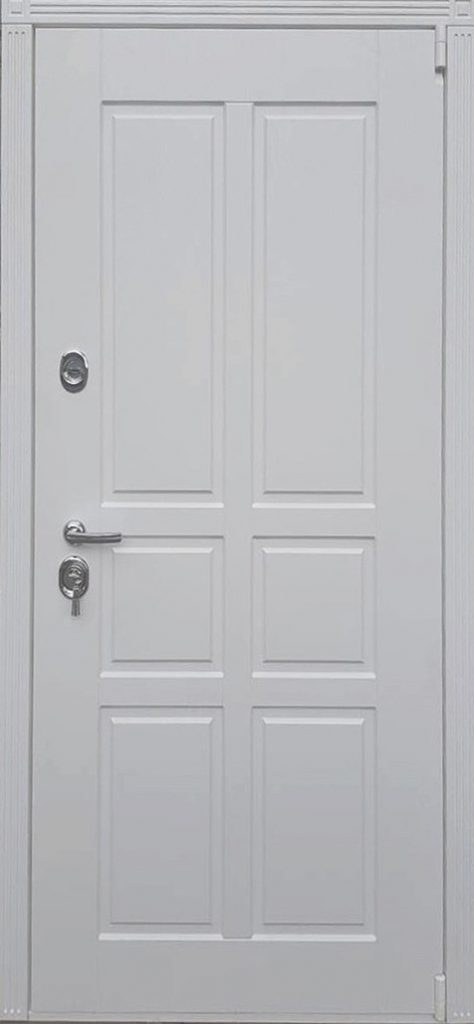 Входная дверь Воевода Сотник-5 (панель на выбор)<br/>Белый купить в Москве