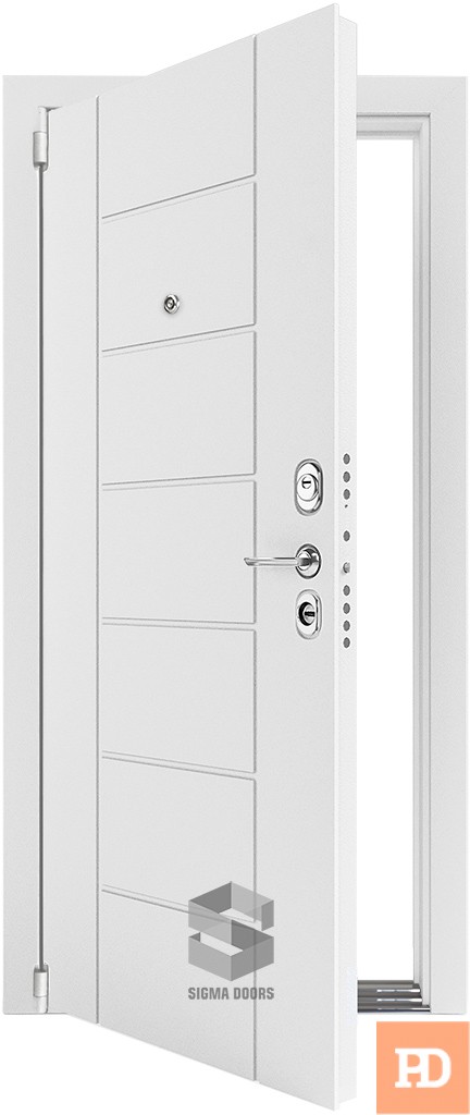 Стальная дверь Sigma Doors Сигма LUXE WHITE купить в Москве