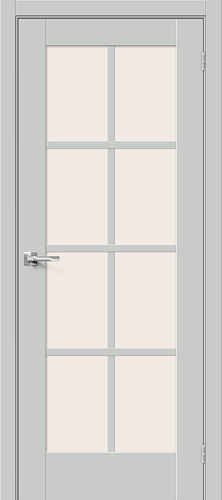 Межкомнатная дверь Прима-11.1<br/>Grey Matt купить в Москве