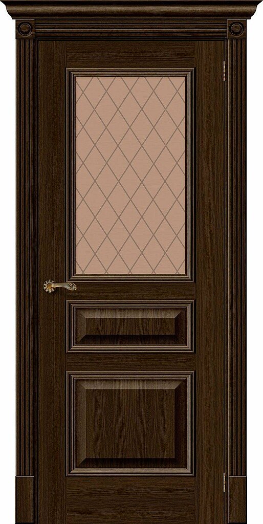 Межкомнатная дверь Вуд Классик-15.1<br/>Golden Oak купить в Москве