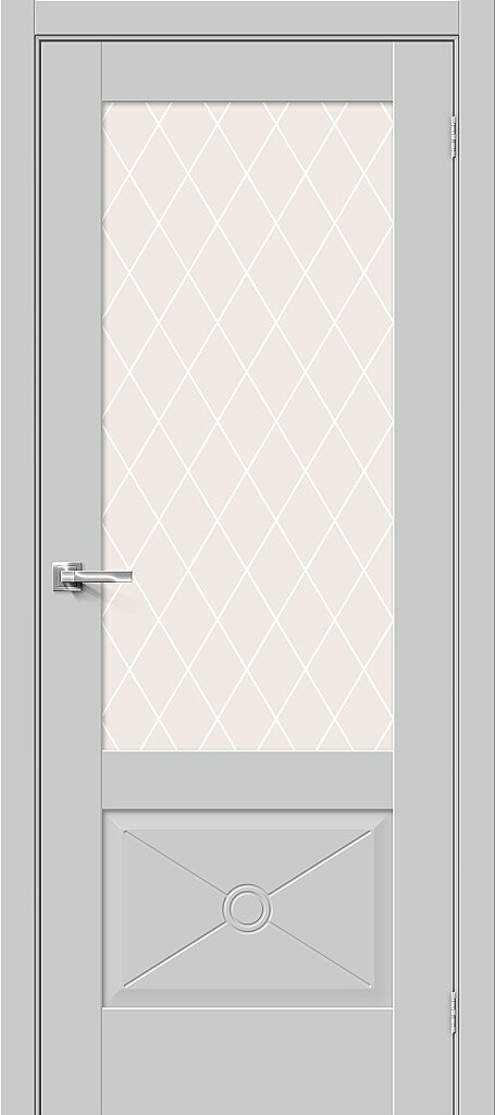 Межкомнатная дверь Прима-13.Ф2.0.0<br/>Grey Matt купить в Москве
