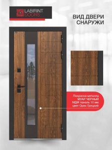 Входная дверь NORD Plus с терморазрывом и стеклопакетом купить в Москве