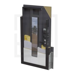 Входная дверь Тундра плюс с терморазрывом и стеклопакетом купить в Москве