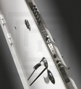 Входная дверь Лайн Вайт 24 — Графит софт купить в Москве